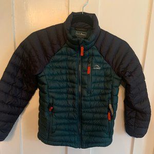 LL Bean Kids Downtek jacket puffer size S 8